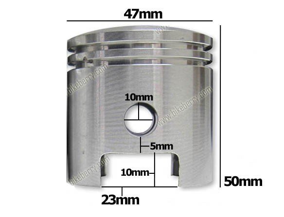 66/80CC 2-STROKE DUAL WINDOW PISTON