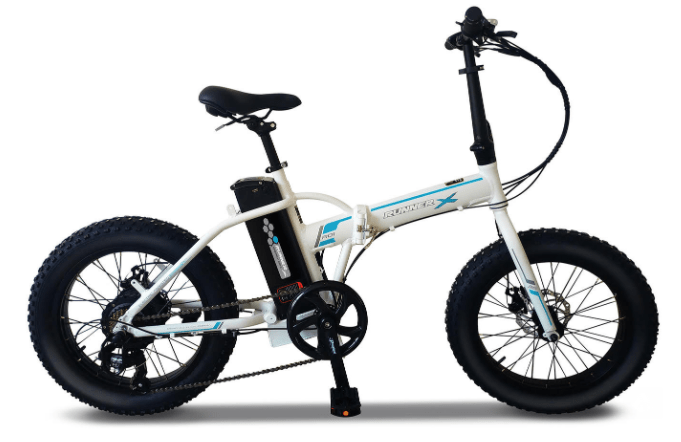 Emojo 500W Runner X 20" Fat Tire Folding side