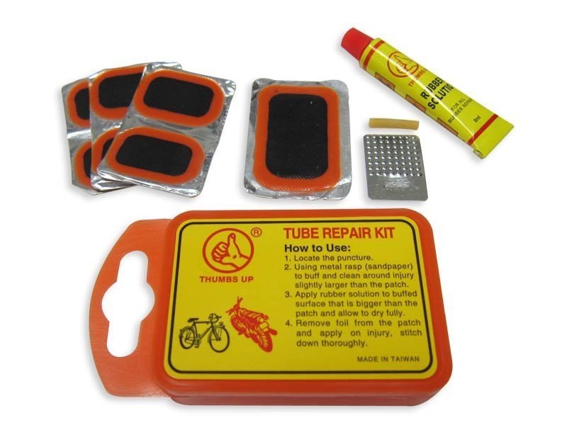 Tire repair kit - parts