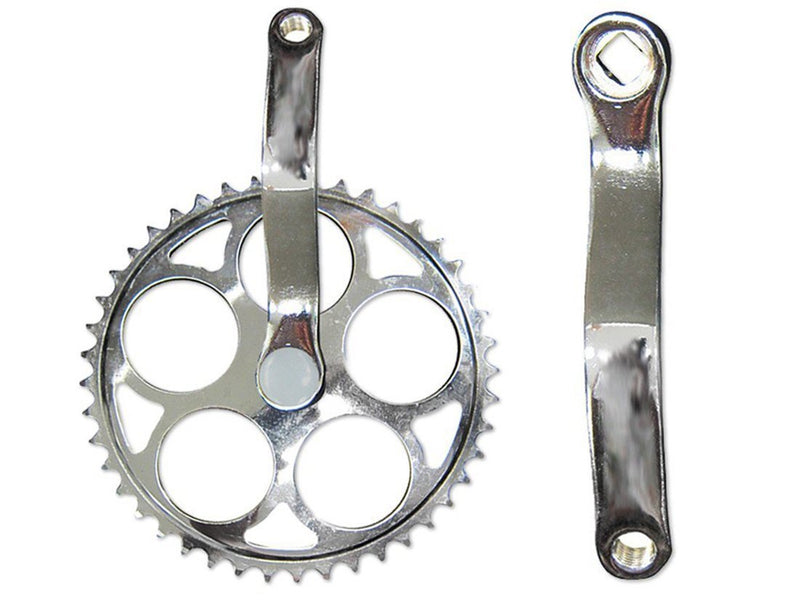 Wide Crank Assembly w/ Extended Bottom Bracket Assembly - crank carms and sprocket