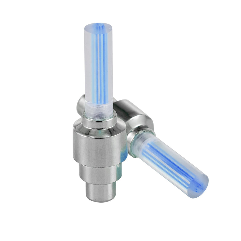 Motorized Bicycle Valve Stem LED Light - blue